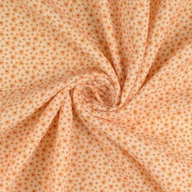 Cotton Double Gauze Muslin Fabric Material Daisies Mustard 1MTR