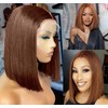 aibasi Glueless Bob Wigs Human Hair Pre Plucked Pre Cut