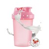 Toced Protein Shaker Bottle with Stainless Steel Mixball, Mini Water