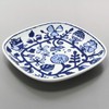 Hasamiyaki 383724 Wayama Kiln Flower Parade Square Plate White