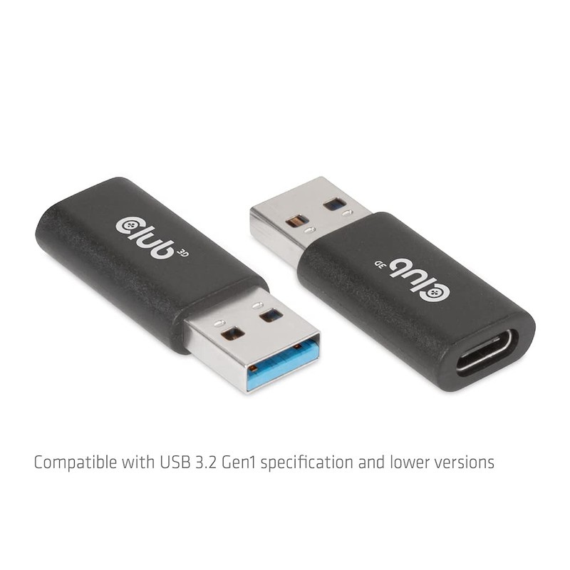 Club3D Adapter USB 3.2 Type A <> USB 3.2 Type