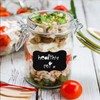 120pcs/roll Removable Chalkboard Blank Sticker & 1 Count Marker Pen, Kitchen