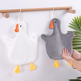 Vanciggie Hand Towel, Loop Towel, Loop, Cute, Soft, Quick-Drying Towel, For Kids, Good Texture, For Home, Nursery, Kindergarten, Toilet, Kitchen, Washstand, Nursery School, Present, Gift