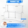 Acrylic Pen Display Stand, 2-Tier, 30 Slots, 1.3cm Wide Slots