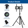 Portable TV Tripod Stand with 360 Swivel and Tilt Mount