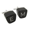 Miniblings Letters Cuff Links Cufflinks Typewriter Keys E and M