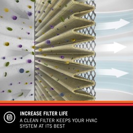K&N 16x24x1 HVAC Furnace Air Filter, Lasts a Lifetime, Washable, Merv 11, the Last HVAC Filter You Will Ever Buy, Breathe Safely at Home or in the Office, HVC-11624