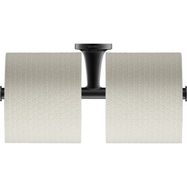 Duravit 9938 Starck T Paper roll Holder, matt Black, für 2 Rollen