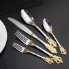ELiTA ESSENTIALS 30-Pcs Luxury Silverware Set, Royal Flatware Set, Modern