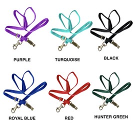 Majestic Ally Double Thick 36" to 72" Trailer Tie for Horse Haulage, Cross tie with Adjustable Buckle, Panic Snap and Bull Snap – 1" Wide by 36" to 72" Long (Hunter Green)