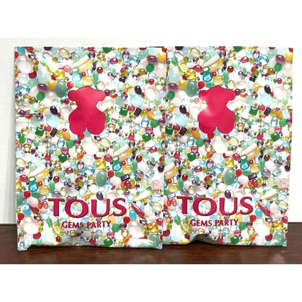 Tous 2x TOUS GEM PARTY 0.05oz / 1.5ml Each EDP