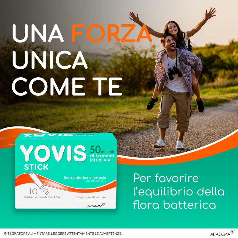 YOVIS Stick, Probiotics for Intestinal Wellbeing, 50 Billion Live Lactic