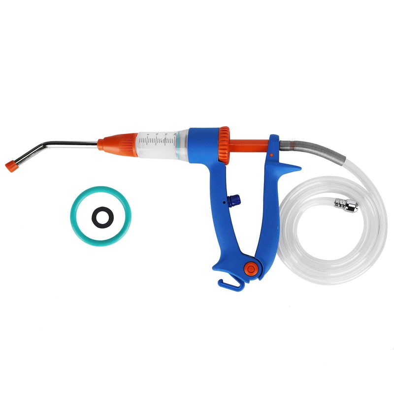 20ml Adjustable Continuous Vaccine Injector Automatic Feeding Injection Tool Veterinary