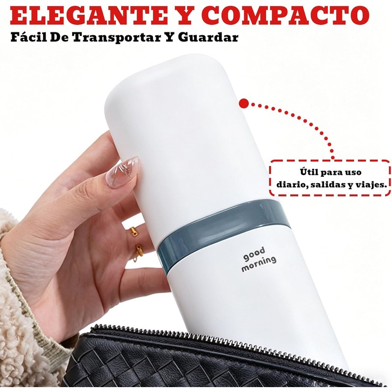 Lumbor37 Estuche para Cepillos de Dientes de Viaje, Soporte para