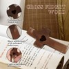 LearnToy Handheld Walnut Prayer Cross - Anxiety Relief Gift for