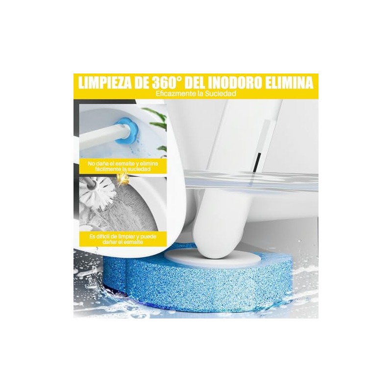 OUARTV Juego de Cepillo de Inodoro Desechable 36pcs, 36 Cabezales