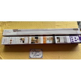 DreamBaby 2- Dreambaby White Mesh Retractable Indoor Outdoor Security Child Pet Gate