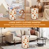Laundry Basket,Animal Fox Deer Laundry Hamper Autumn Trees Leaves Collapsible