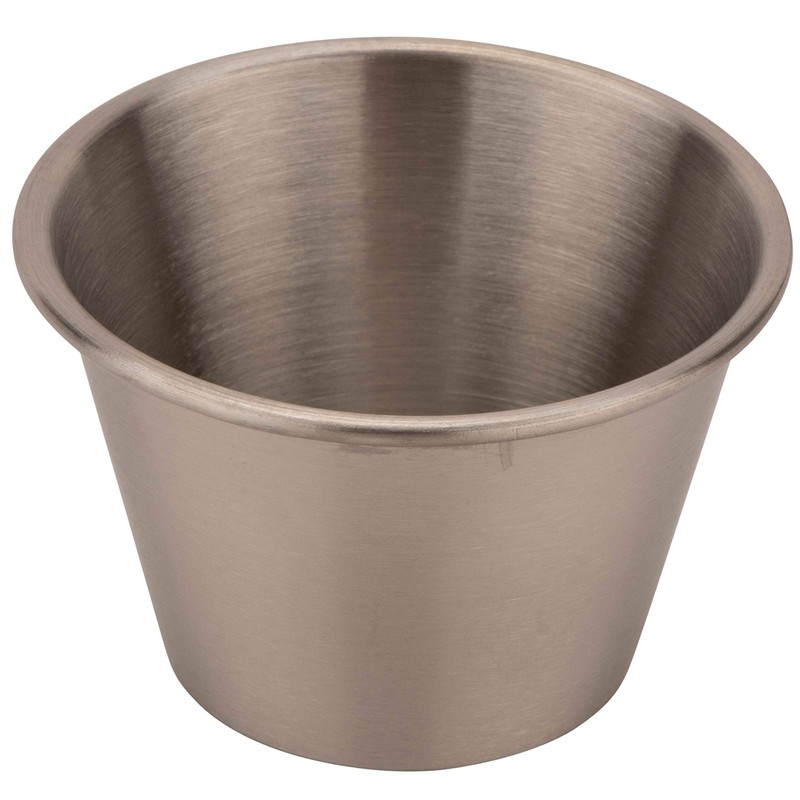 2.75" Round Stainless Steel 4 oz. Condiment Cup, Clipper Mill