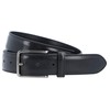 Gusti Silva Leather Belt 90 cm Simple Leather Belt with Buckle Belt Accessories Men's Leather, black