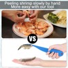 Gisafai 6 Pcs Shrimp Peeler Plastic Deveiner Cleaner Tool for