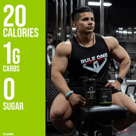 Rule 1 Lytes - Hydration Support Mix Featuring 5 Electrolyte Minerals Enhanced with Citrulline, Coconut Water, and Watermelon Powders, Plus Antioxidant Vitamin C (30 Servings, Blue Raspberry)