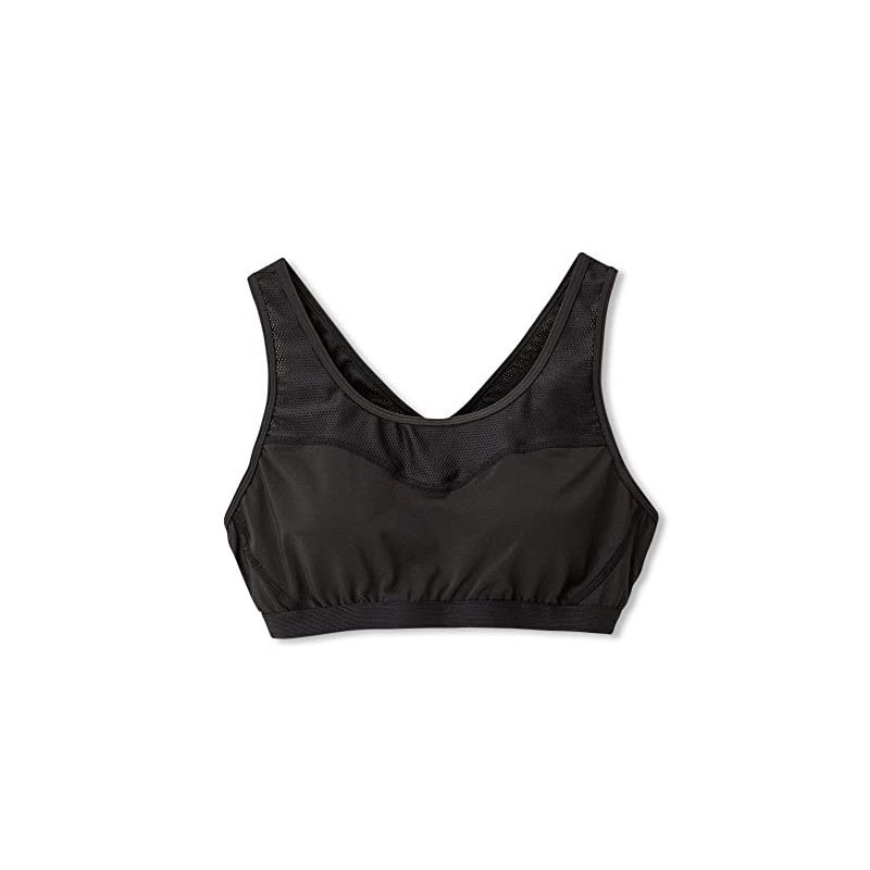 Danskin Women's Sports Bra, Sweat Absorbent, Quick Drying, Wide Shoulder
