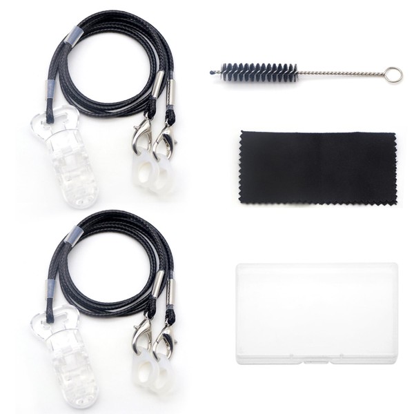 Earjgruu Set of 2 Hearing Aid Clips,Portable Hearing Amplifiers Clips