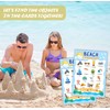 HMJKL Beach Scavenger Treasure Hunt Game Cards, Outdoor Nature Scavenger
