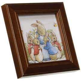 Upower Peter Rabbit Mini Art "Peter Family" PF-00574 W 4.7 x H 4.7 inches (12 cm) x H 4.7 inches (12 cm)