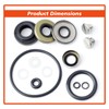 Mhrxusd 0396350 Gearcase Seal Kit Replacement for Johnson for Evinrude