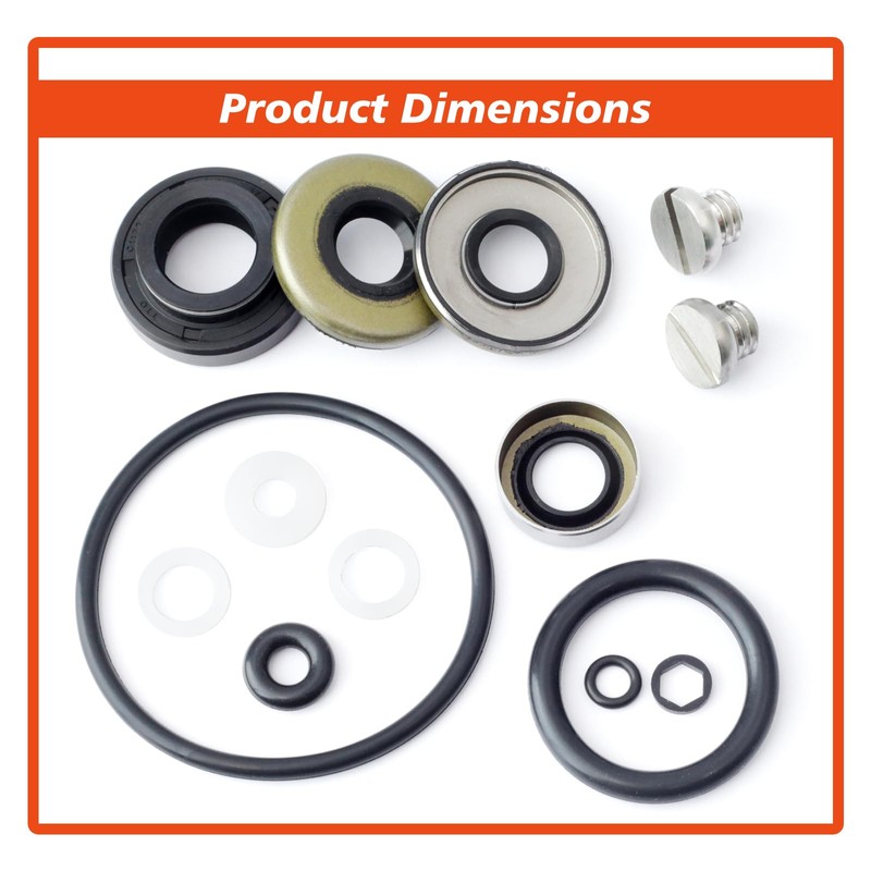 Mhrxusd 0396350 Gearcase Seal Kit Replacement for Johnson for Evinrude