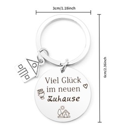 ItkFresh Housewarming Gifts, Home, Housewarming Gift, New Home Gift, Key Pendant for Housewarming, Stainless Steel
