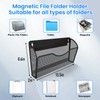 KZWKRG Magnetic File Holder, Magnetic File Folder Holder, No Drilling