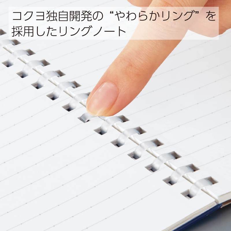 Kokuyo Note Soft Ring 2 Books 40 Sheets Semi-B5 Dot