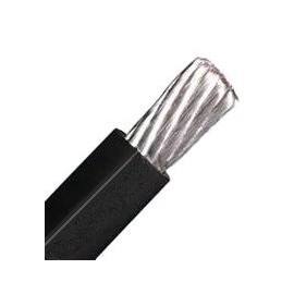 2 AWG Tinned Marine Battery Cable, Black, 50 Feet