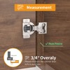 Chibery 4 Pack 3/4" 4D Concealed Hinges for Face Frame