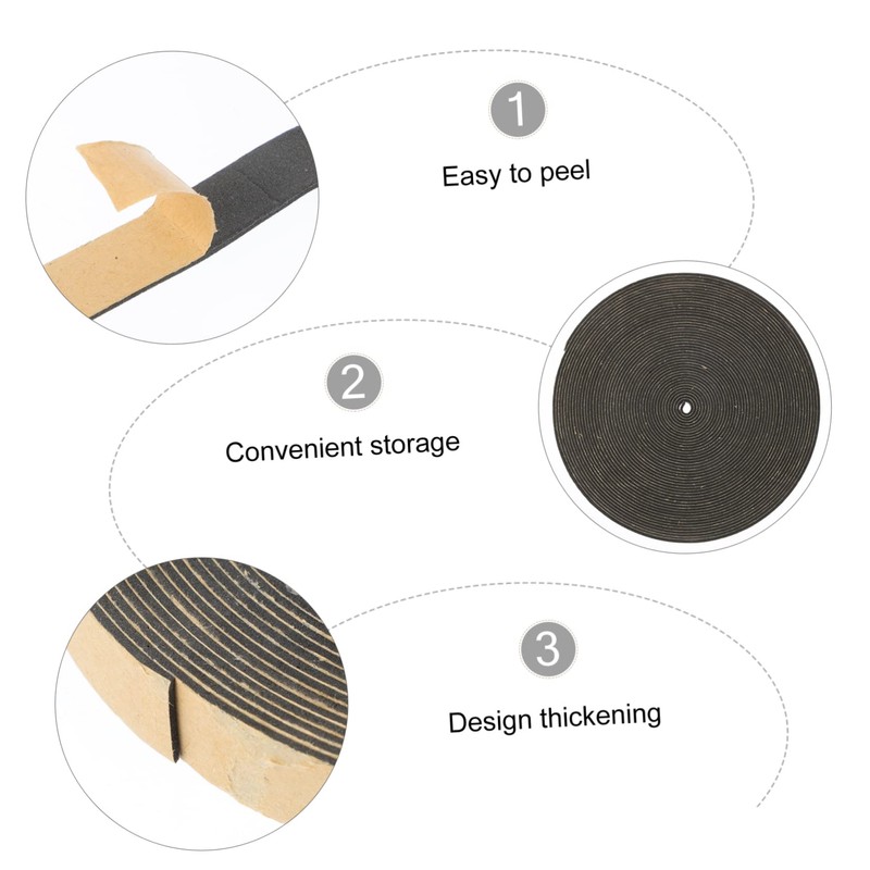BIUDECO Car Speaker Sealing Tape 10m Roll Eva Pad Speaker