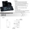 Song Chuan 832AW-1A-F-C1, 24VDC Relay, 240 VAC, 30A General Purpose