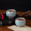 Tea Cup, 3.8oz Small Tea Cups Set of 2, Handmade
