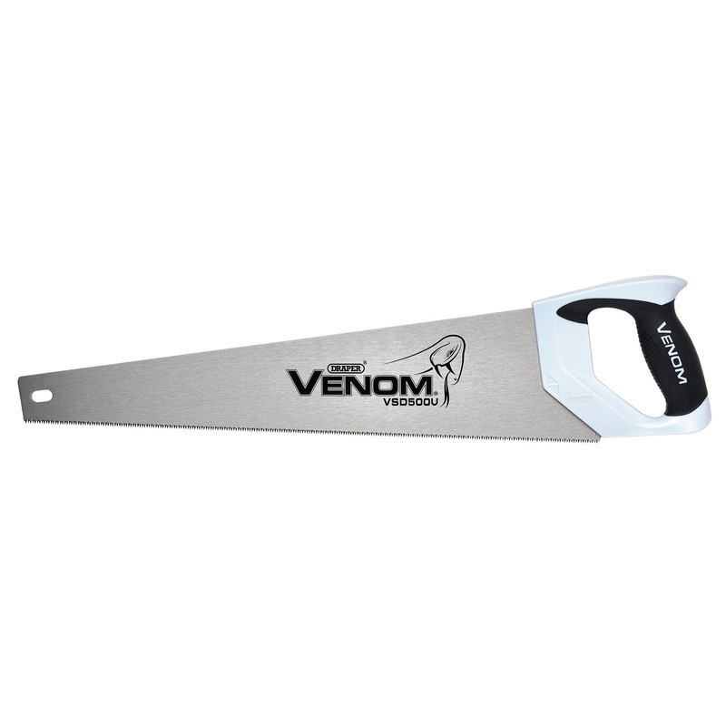 Draper Venom® UPVC Handsaw, 500mm, 13tpi/14ppi - 20338 - Double