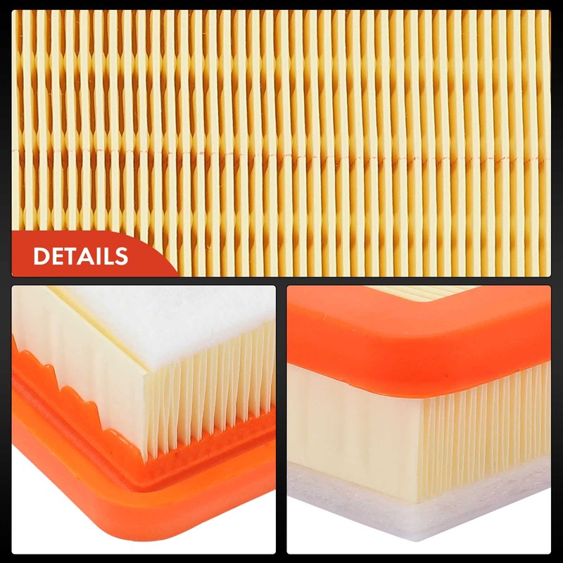 A-Premium Filtro de aire de motor de 2 piezas compatible