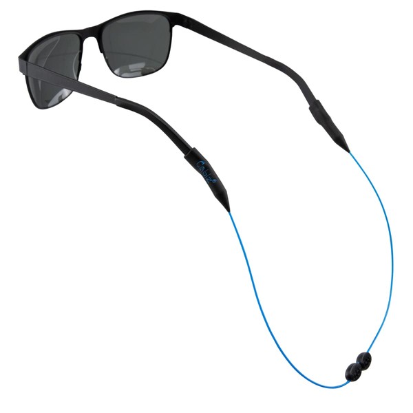 Cablz Monoz - Retenedor ajustable para gafas | Línea tipo monofilamento, ajustable, correa de retención de gafas fuera del cuello, 14 pulgadas, Azul / Patchwork, 14 Inch (Pack of 1)