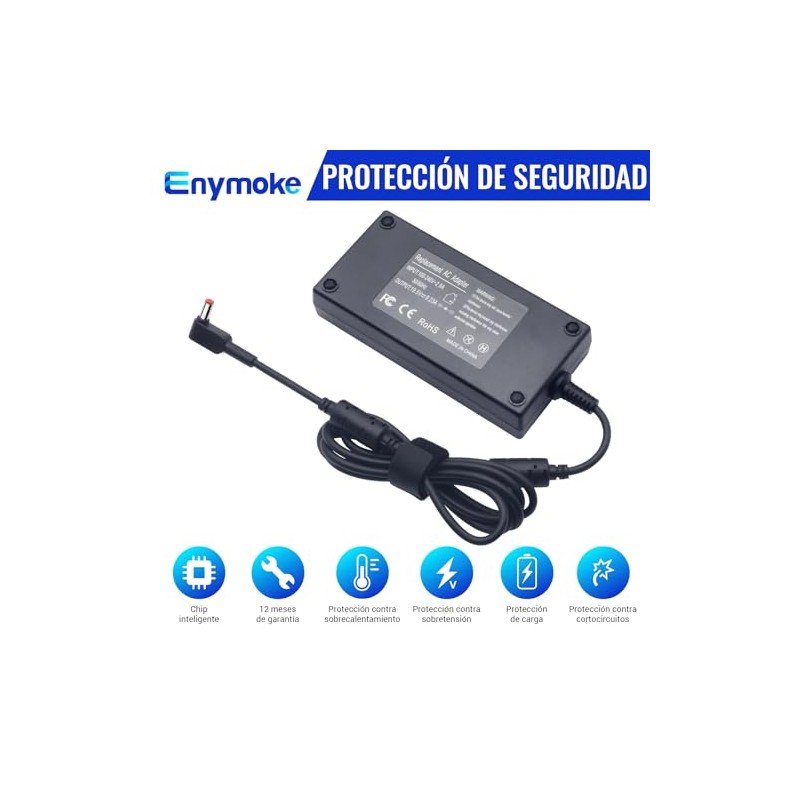180W AC Cargador Adaptador para ASUS 20V 9A 6.0mm*3.7mm
