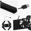 Generic Cooling Fan Laptop Stand Portable Slip Riser for Enhanced
