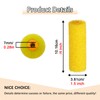 YLTOLOO 8 Pcs Textured Paint Roller Covers, 4 inch Small