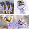 RIBBOOO 20pcs 7 Inch Pull Bows Pastel Purple Gift Wrap