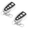 2pcs 433MHZ 4 Button U shape Duplicate Electric Door Remote