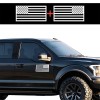 ShootingTargets7 American Flag Magnets Car Truck Black White Set USA