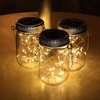 Cooo Upgraded Solar Mason Jar Lid with 30 LED Firefly